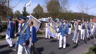 Kringdag Montferland 2015 vertrek schutterijen [upl. by Lenwood]