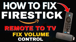 How to FIX FIRE STICK Remote TV CONNECTION including volume control [upl. by Iatnahs]