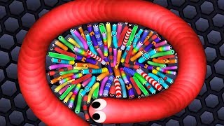 I Trapped ONE THOUSAND Snakes Slitherio [upl. by Ynned159]