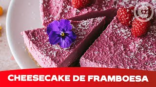 Como fazer Cheesecake de Framboesa  Sobremesa [upl. by Brechtel]