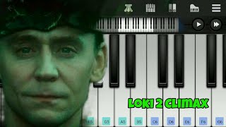 Loki Season 2 Climax  Easy Piano Tutorial  Perfect Piano [upl. by Ecinreb]