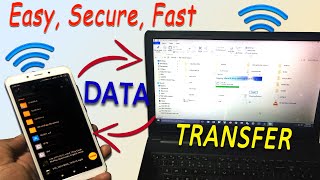 Wireless Data Transfer from Android to PC and PC to Android  WiFi File Transfer [upl. by Inajar]