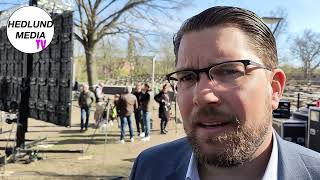 Jimmie Åkesson SD efter vårtalet 2023 om Tidöavtalet EU brott och straff [upl. by Stillas963]