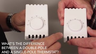 Whats the difference between a doublepole and singlepole thermostat  Cadet FAQ [upl. by Yerok]