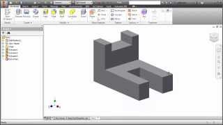 Inventor Tutorial with Isometric Sketches  Beginner part 1 of 12 [upl. by Corby]