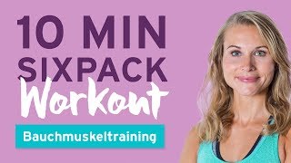 Bauchmuskeltraining  Flacher Bauch amp Sixpack Workout [upl. by Audre972]