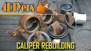 How to Rebuild Brake Calipers [upl. by Jeralee]