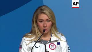 Olympic gold medalist Shiffrin Im no Michael Phelps [upl. by Alikam]