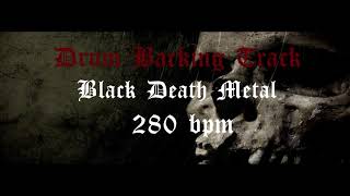 Drum Death black 280 bpm [upl. by Ahsiekam841]