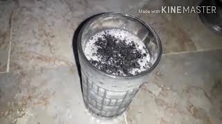 Oreo Banana shake recipeBanana Milk shakekids special banana shake Wania yousuf [upl. by Solraced279]