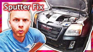 GMC Terrian Equinox Denali Engine Sputtering Dying Rough Idle  How to Fix [upl. by Neelac]