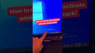 How to remove the activate windows watermark in laptop PC2023 shorts  Remove activate watermark [upl. by Nica686]