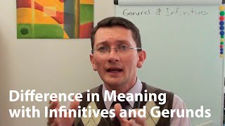 Различные значения глаголов с герундиями и инфинитивами gerunds and infinitives в английском языке [upl. by Hanyaz]