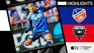 FC Cincinnati vs DC United  DeAndre Yedlins FC Cincinnati MLS Debut  Full Match Highlights [upl. by Ofloda]