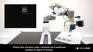 VISOR® Robotic Application Example Pick amp Place from Load Carrier [upl. by Temp660]