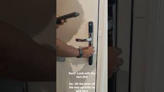 Yale Conexis L1 Smart Door Lock Troubleshooting [upl. by Aisela40]