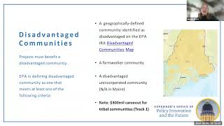 EPA Community Change Grants Webinar [upl. by Ecinert]