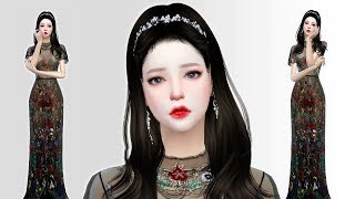 심즈4 심만들기 화려한 피아니스트 여심 만들기  배포 Sims 4 CAS  Sim Pianist Sim  CC Links [upl. by Enyrb]