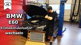 BMW E60E61 Klimakondensator wechseln  Change air conditioning condenser  VitjaWolf  Tutorial [upl. by Avlasor802]