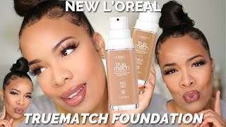 NEW LOREAL TRUE MATCH FOUNDATION IS IT REALLY A TRUE MATCH  SHADES W7 N7 N65 N6 [upl. by Allemahs450]