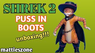 Unboxing Shrek 2  PUSS IN BOOTS ACTION FIGURE  HASBRO  CHRISTMAS SPECIAL [upl. by Haldes]