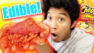 DIY Edible Kinetic Sand HOT CHEETOS SAND [upl. by Bibah515]