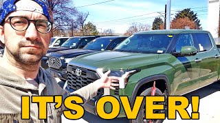 Toyota Dealer SHOCKS Every Truck Buyer Ford Is SCREWED Now [upl. by Aspasia789]