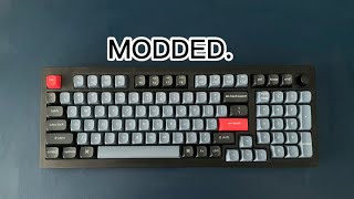 MODDED KEYCRHON Q5 SOUND TEST  KTT WINE RED SWITCHES [upl. by Resarf]