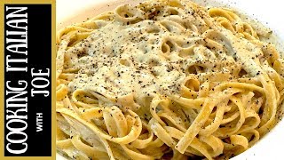 Fettuccine with Blue Cheese Pasta Sauce  Cooking Italian with Joe [upl. by Swain260]