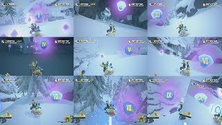 【キングダムハーツ3】雪すべりのトレジャープライズ全１０個の場所・ルート KH3 [upl. by Flan]