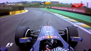 Sebastian Vettel F1 World Champion Brasilien 2012  Vettel vs Alonso WM Fight 2012Dramatic Race [upl. by Carlita659]