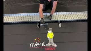 nVent CADDY Cable Management Solutions – Perforated Cable Tray Installations [upl. by Wolpert]