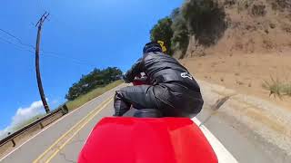 Panigale V2 Mulholland and Piuma Rd [upl. by Leik519]