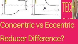 Concentric VS eccentric reducers What are eccentric reducers used What are the two types of reducer [upl. by Willet]