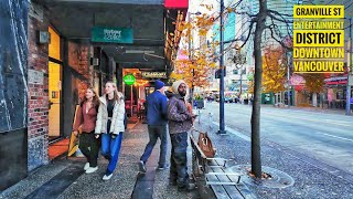 Vancouver Walk 🇨🇦  Yaletown to Granville Entertainment District Downtown Narrated [upl. by Everest]