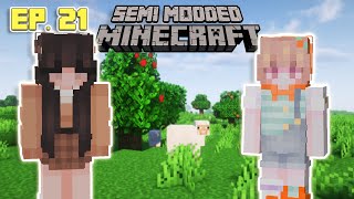 1201 Semi Modded Minecraft Finishing our Home  Ep 21 [upl. by Betthezel]