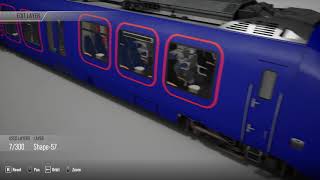 TSW2  Livery editor  Blue and Red BR443 [upl. by Ahtekal]