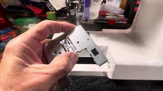 SETTING THE FEED DOG HEIGHT ON A JANOME DC2014 AND A COUPLE OTHER HELPFUL HINTS video 451 [upl. by Carmine]