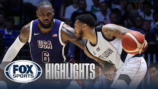 United States vs South Sudan Full Game Highlights  USA Basketball Showcase [upl. by Ikciv]