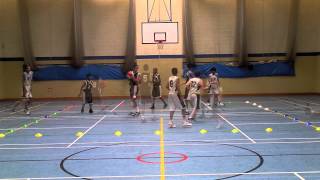 Warmup Games for Youth Basketball Tag Ball [upl. by Nolaj]