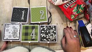 How to make a Quick and Easy Pizza Box Advent Calendar [upl. by Sukey]