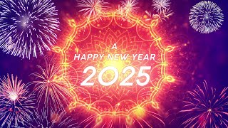 2025 Happy New Year Wishes HD Greeting Video Footage for Celebrations [upl. by Lelah160]