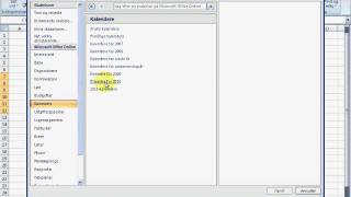 Kalender i Excel  Find kalender i regneark [upl. by Eidualc]