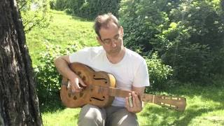 Amazing Grace  slide guitar open D tuning by Gottfried David Gfrerer [upl. by Jane]