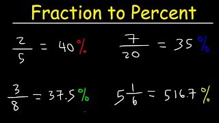 Fraction to Percent Conversion [upl. by Lenor]