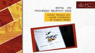 Processo seletivo 2023 da EPSJVFiocruz Curso Técnico em Saúde integrado ao Ensino Médio [upl. by Nade818]