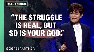 Rise Above Lifes Struggles Full Sermon  Joseph Prince  Gospel Partner Episode [upl. by Llerat]