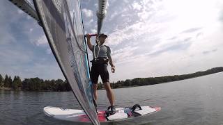 Windsurfen auf dem Wandlitzsee  20 Juli 2019 [upl. by Atinal]