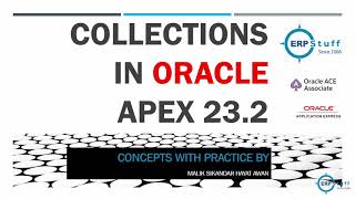 Oracle APEX Collections Concepts and Practice Session [upl. by Attecnoc]