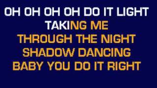 Shadow Dancing Karaoke [upl. by Aronow]